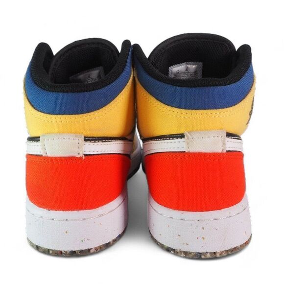 Air Jordan 1 Mid SE GS 'Multi-Color Canvas' DV1316-100 Youth 5 Women's 6.5 - Picture 5 of 13